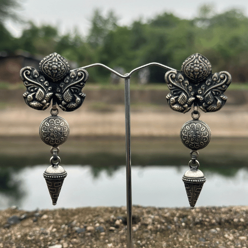 Antique Warrior Silver Dangler