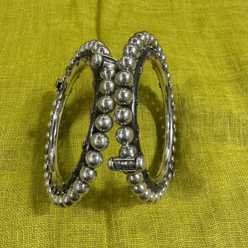 Silver Ball Bangle