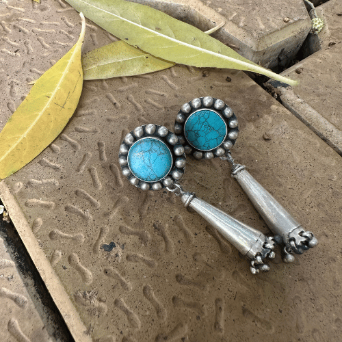 Turquoise Vintage Dangler