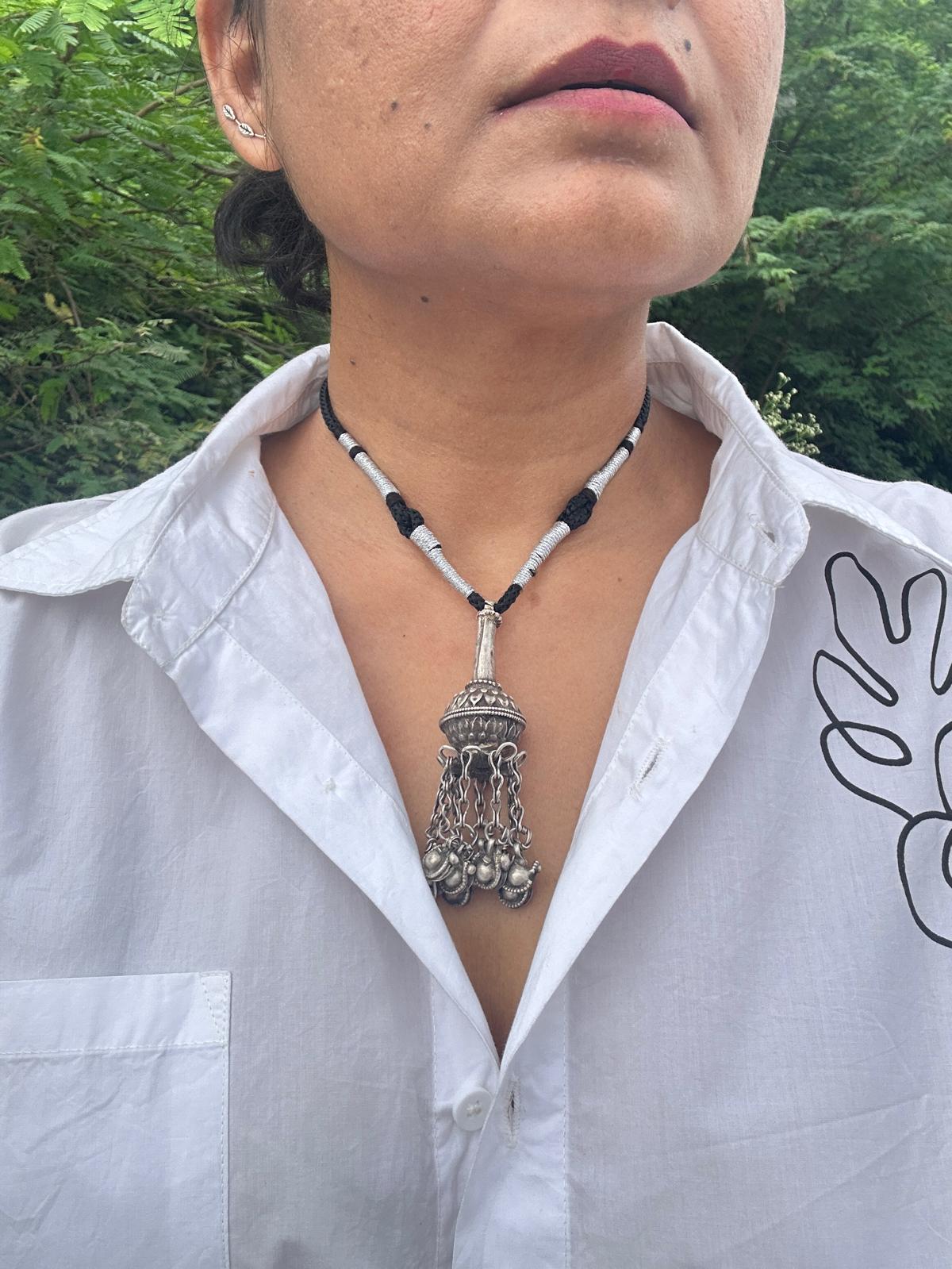 Afghani Antique Silver Neckpiece