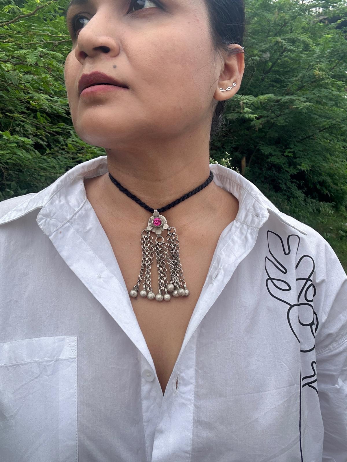 Afghani Silver Neckpiece