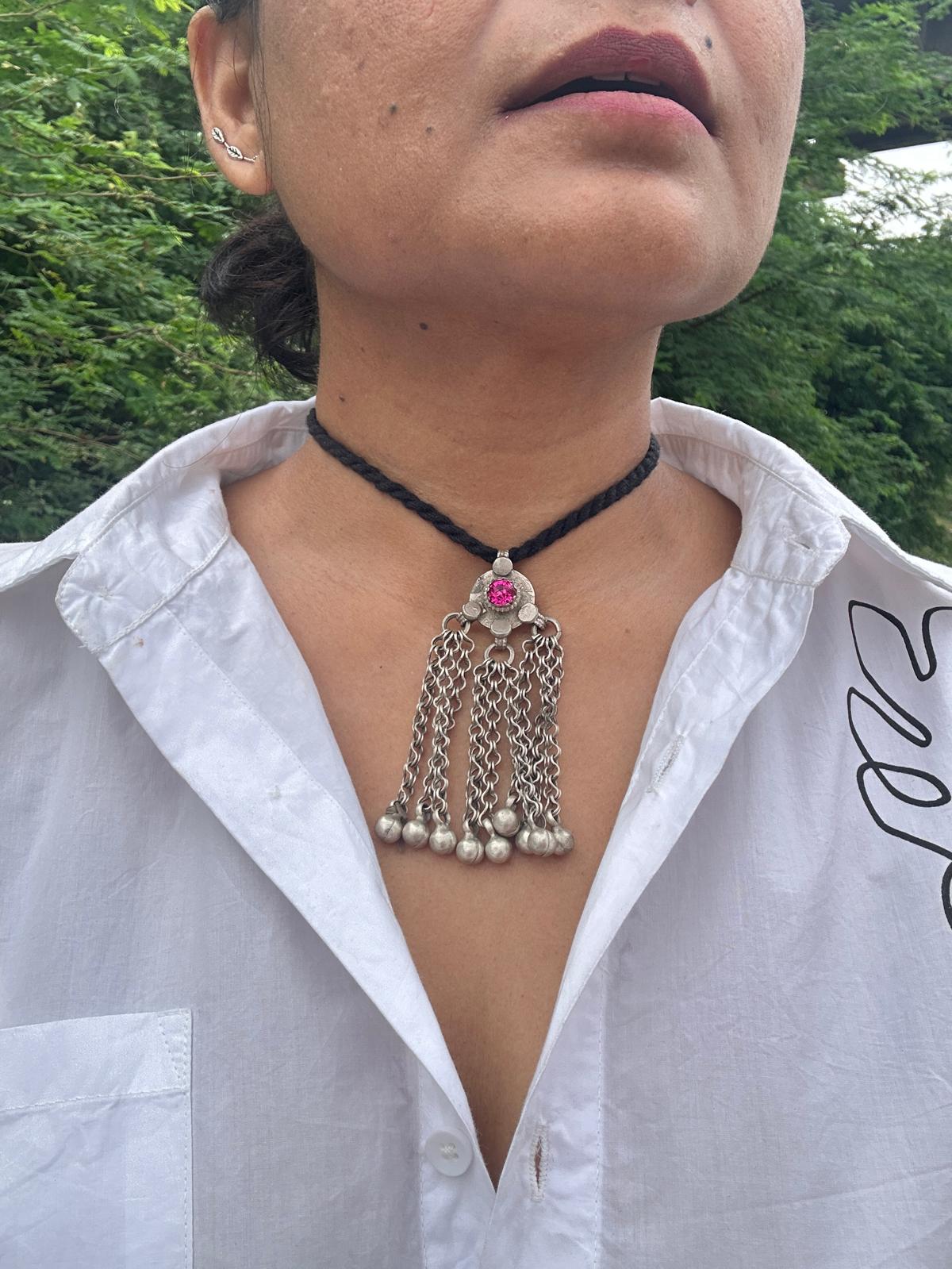 Afghani Silver Neckpiece