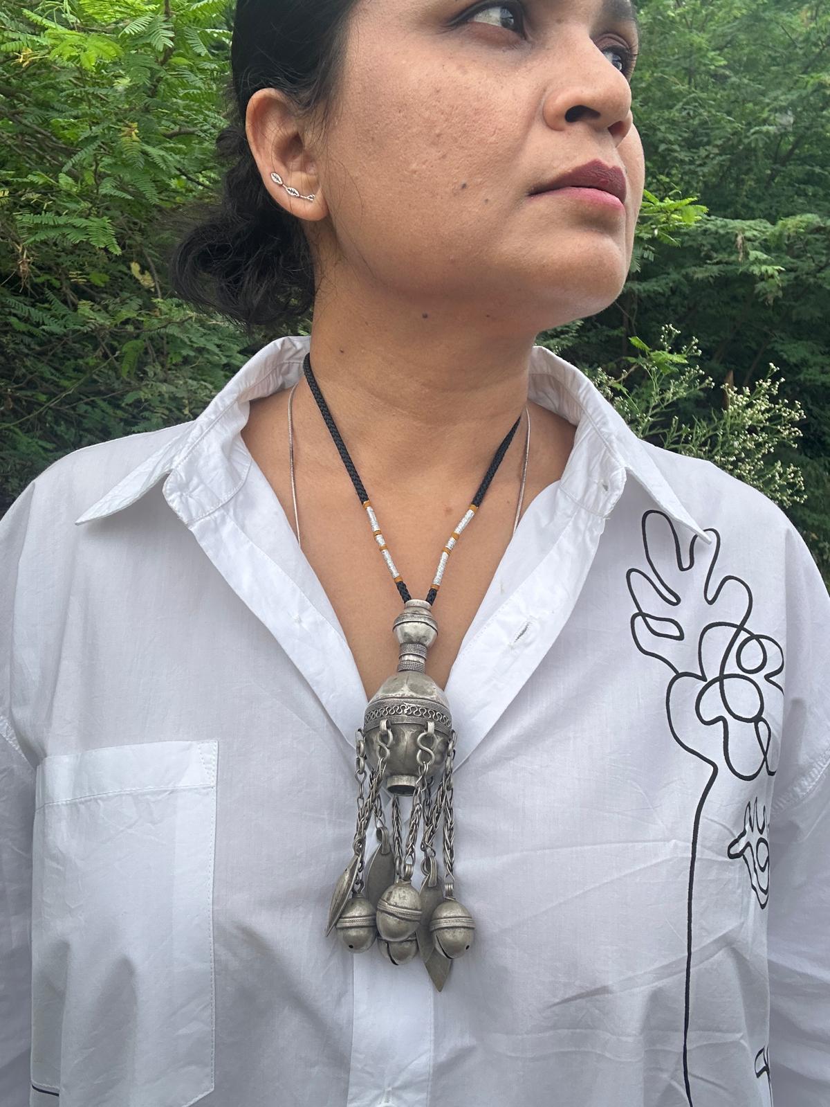 Afghani Vintage Tribe Silver Neckpiece