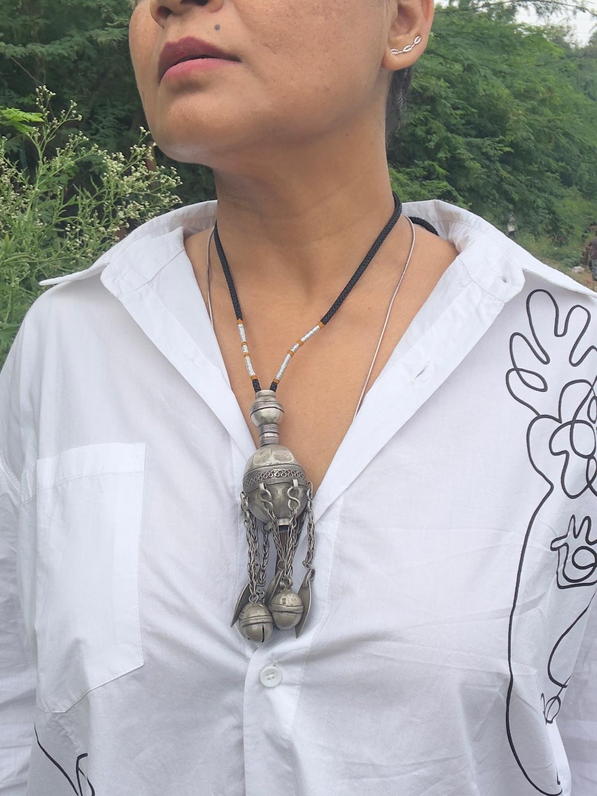 Afghani Vintage Tribe Silver Neckpiece