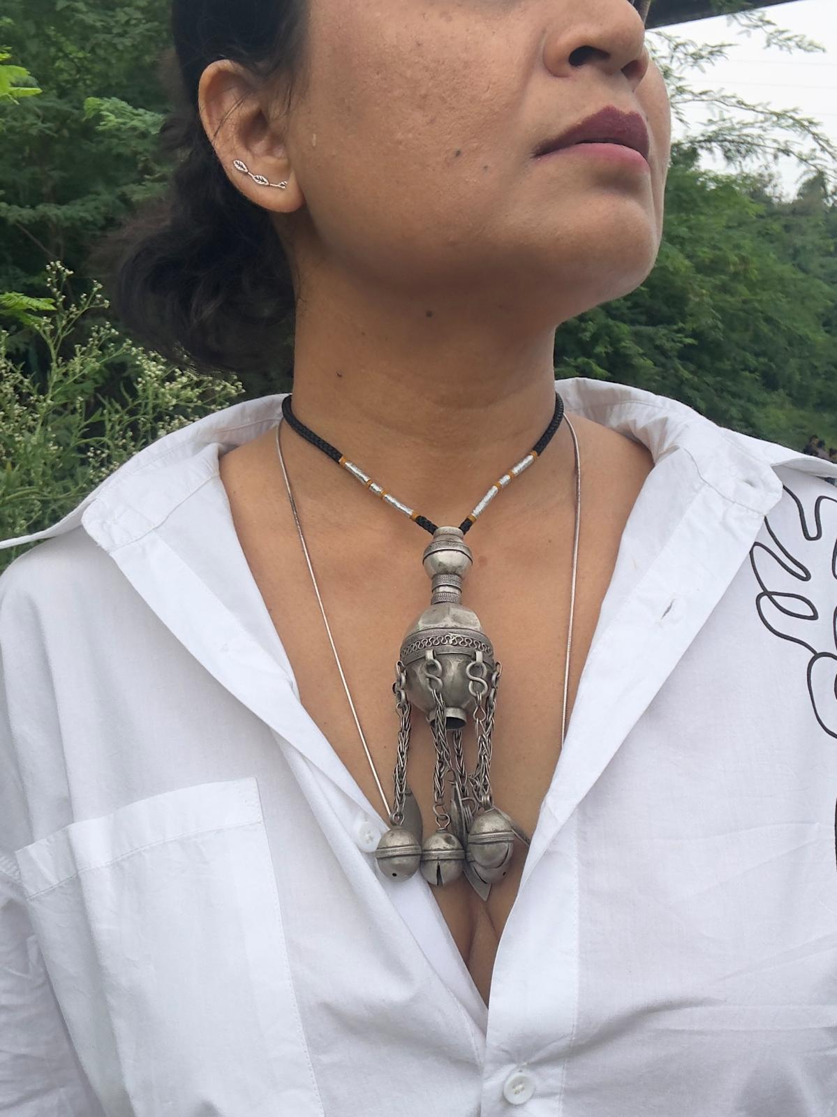 Afghani Vintage Tribe Silver Neckpiece