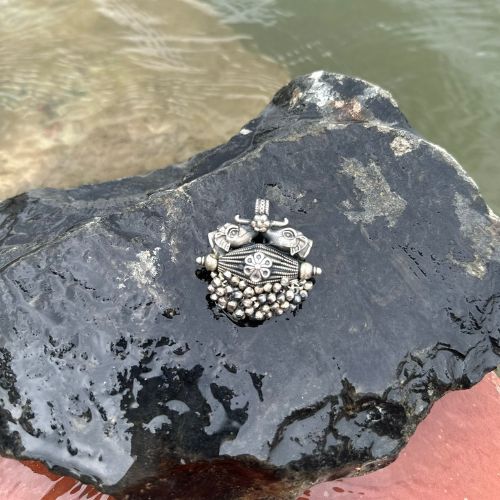 Elephant Mukha Ghungroo Pendant