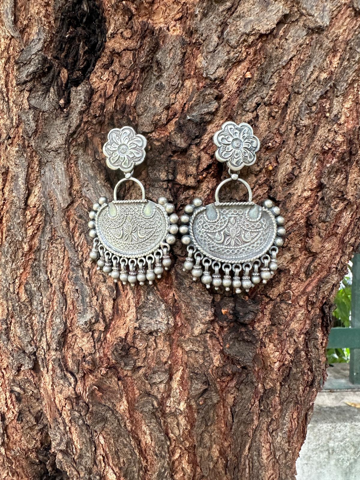 Vintage Floral Silver Bali