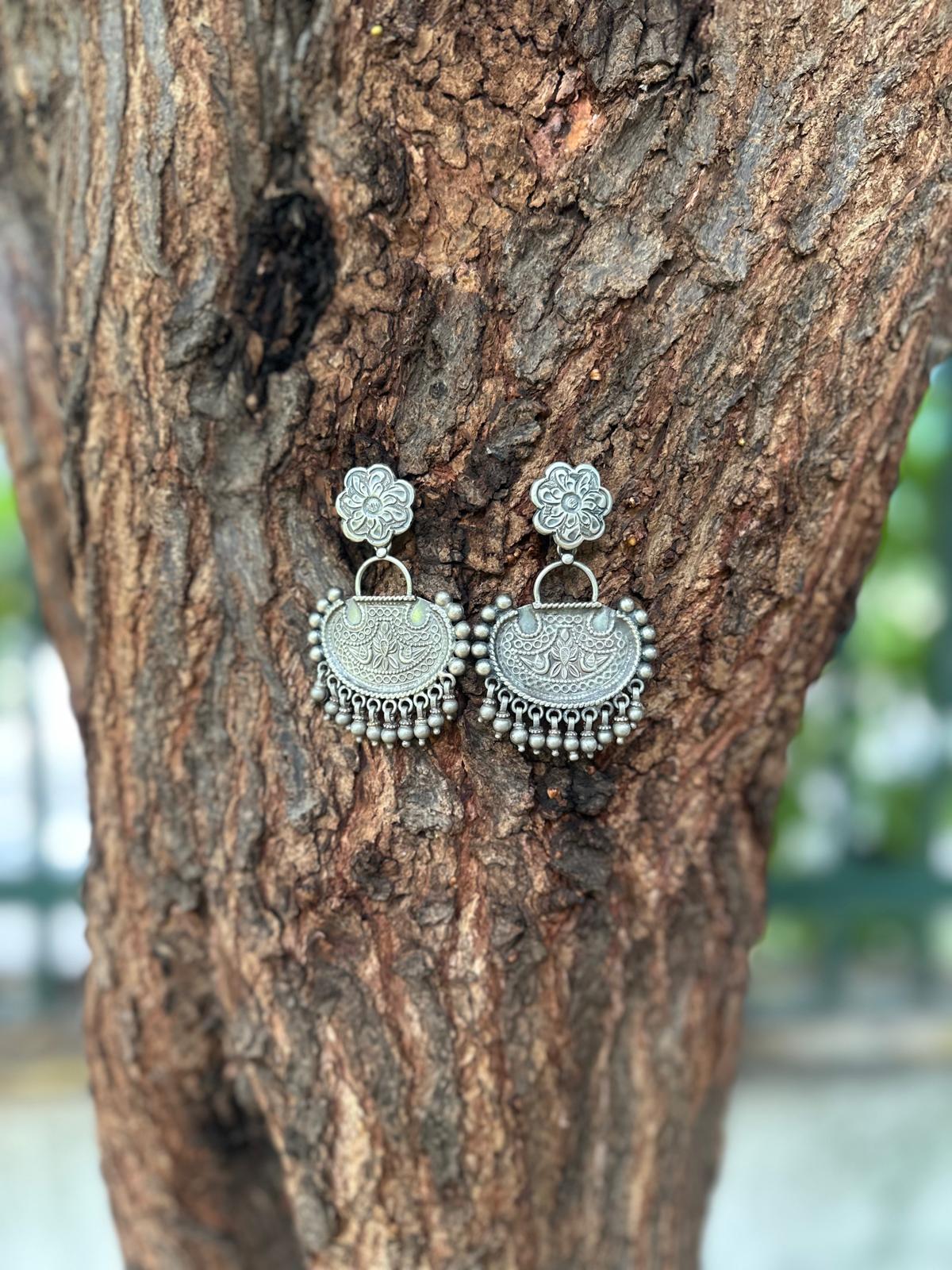 Vintage Floral Silver Bali