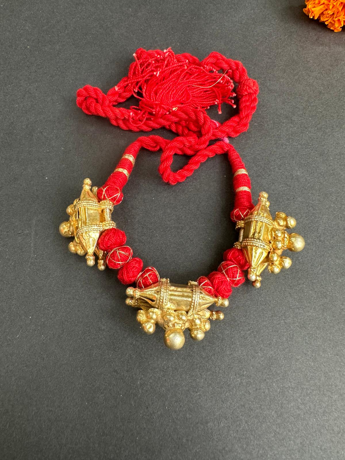 22K Gold polish Silver Tabiz Chokar