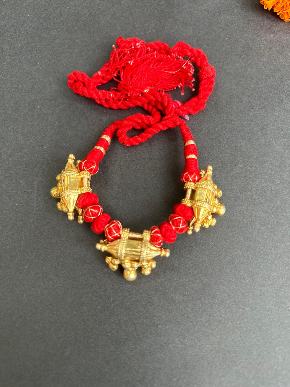 22K Gold polish Silver Tabiz Chokar