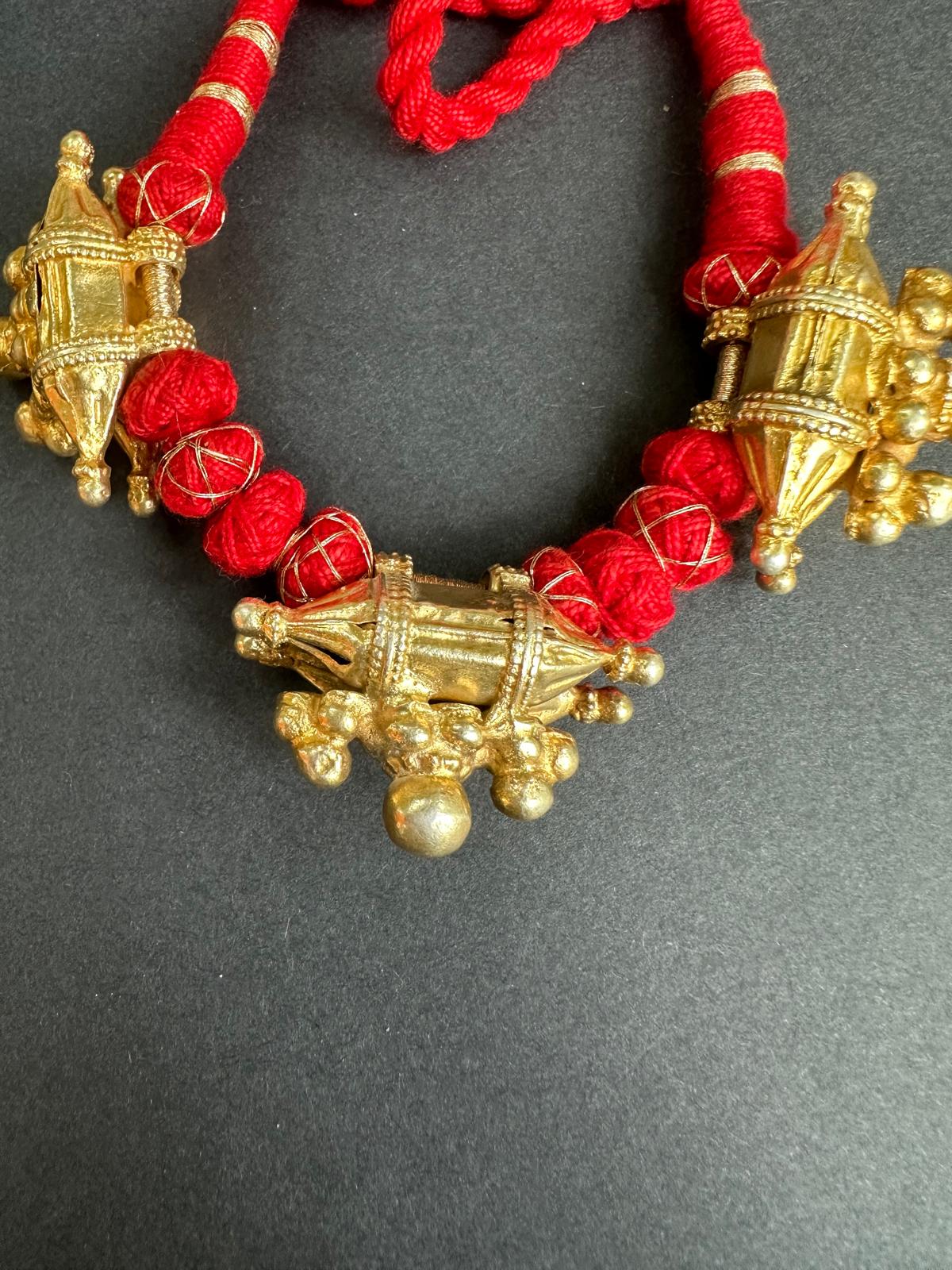 22K Gold polish Silver Tabiz Chokar