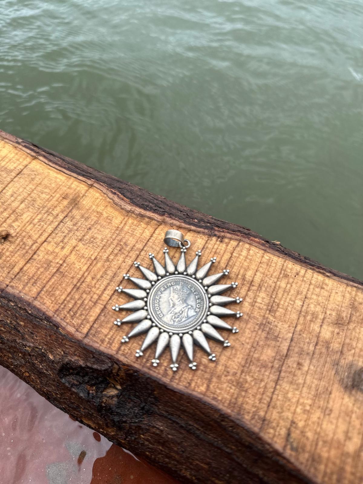 Vintage Coin Silver Pendant