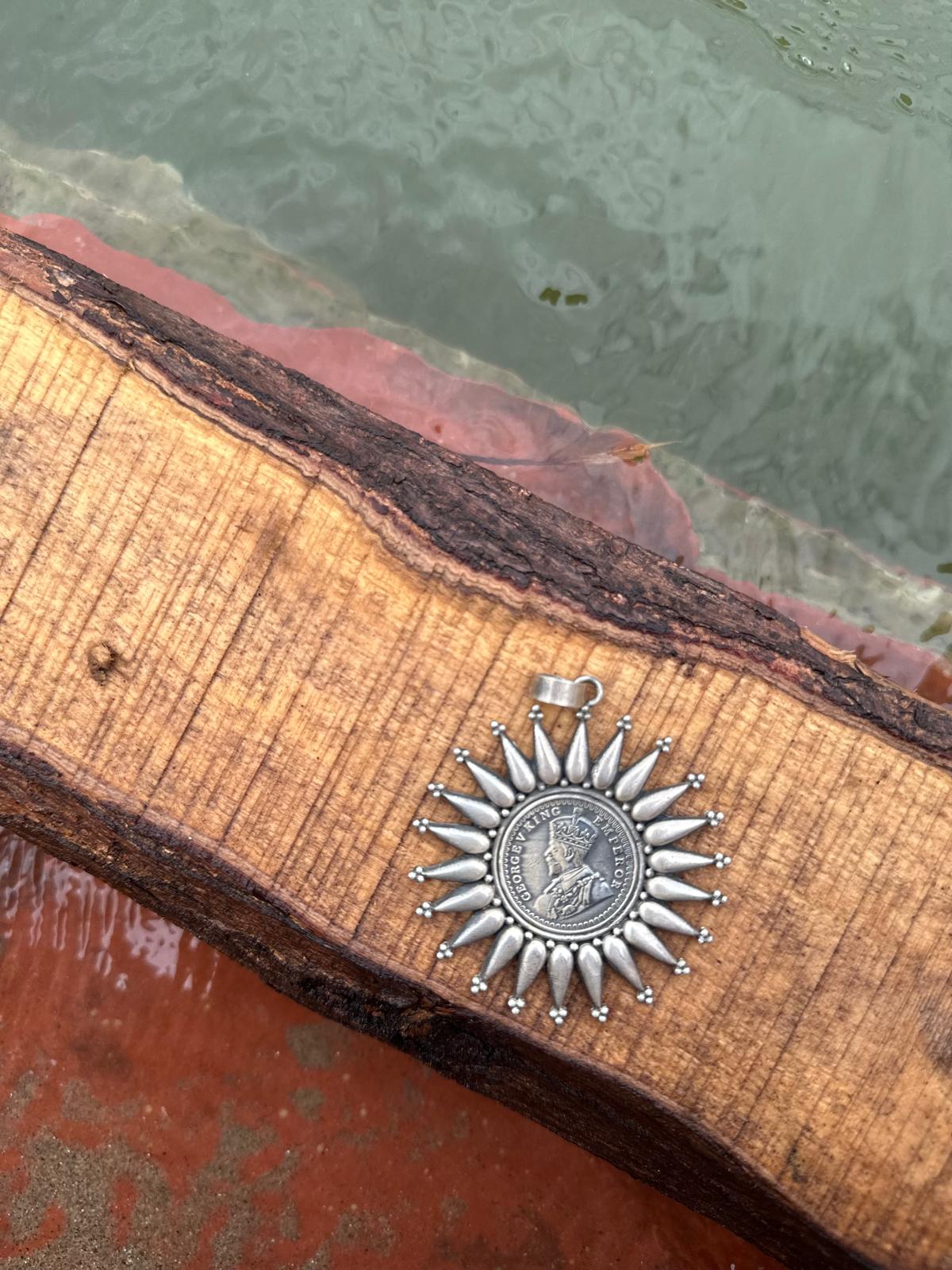 Vintage Coin Silver Pendant