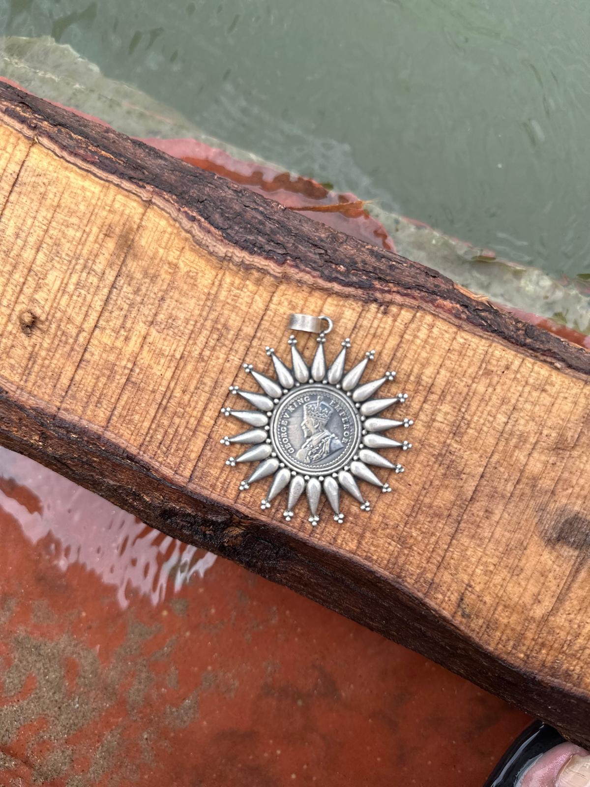 Vintage Coin Silver Pendant