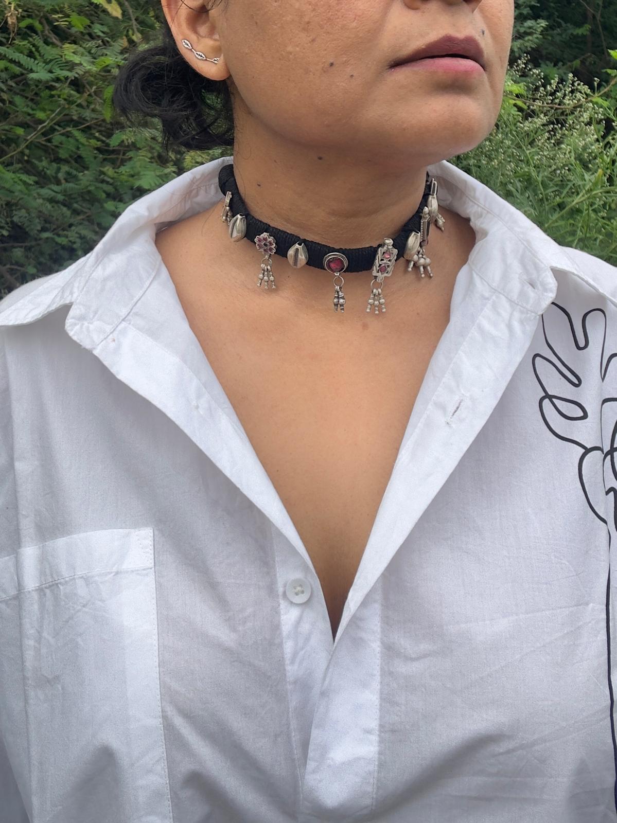 Tribal Vintage Silver Chokar