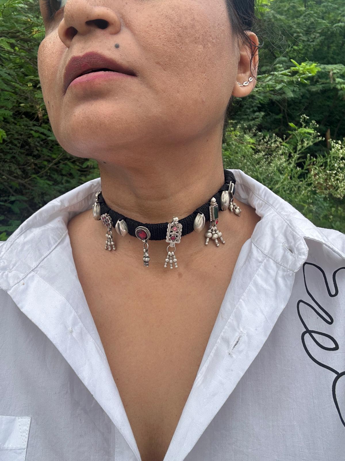 Tribal Vintage Silver Chokar