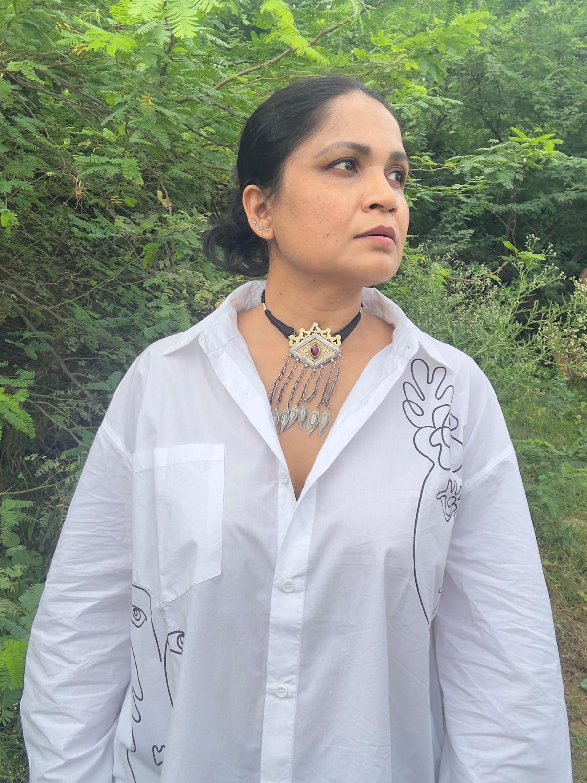 Vintage Afghani Silver Neckpiece