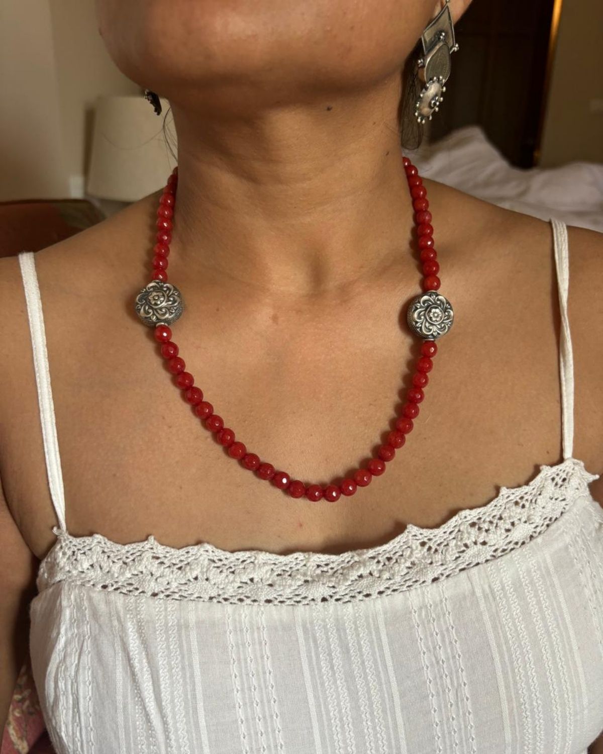 Floral Beads Necklace