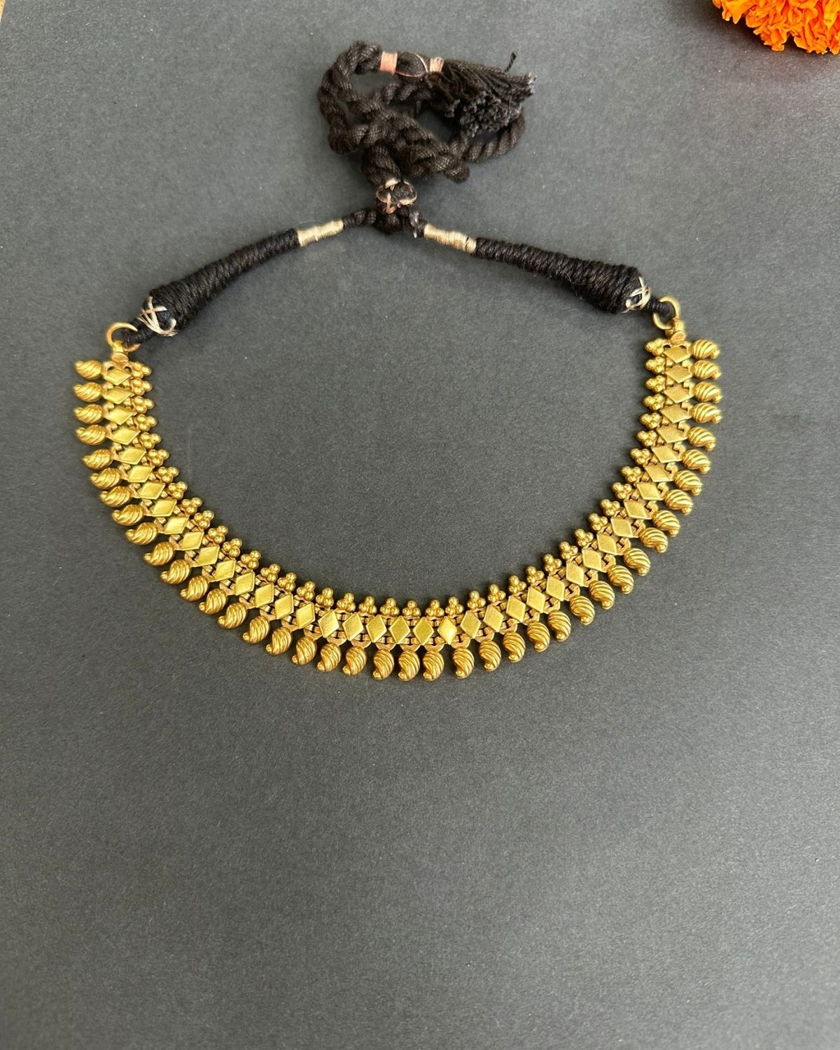 Traditional Gold Polish Necklace