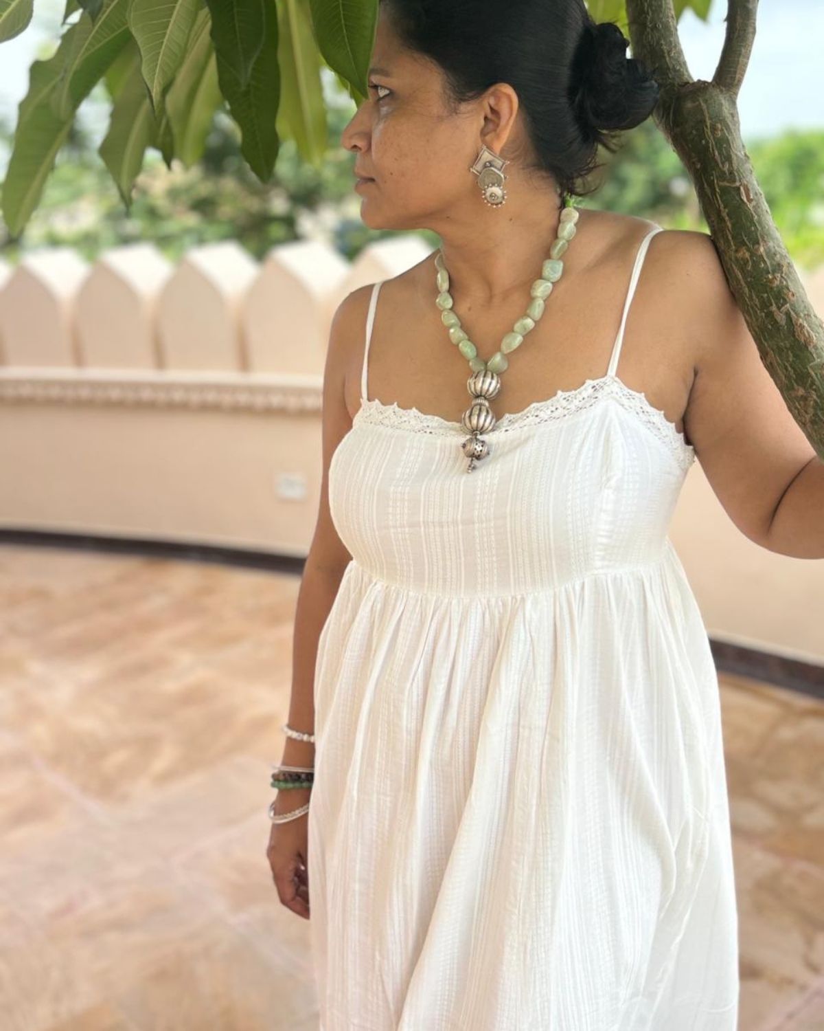 Tribal Necklace with Stone