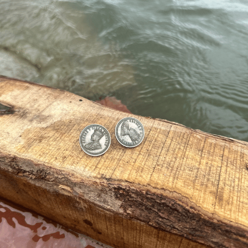 Vintage Coin Stud
