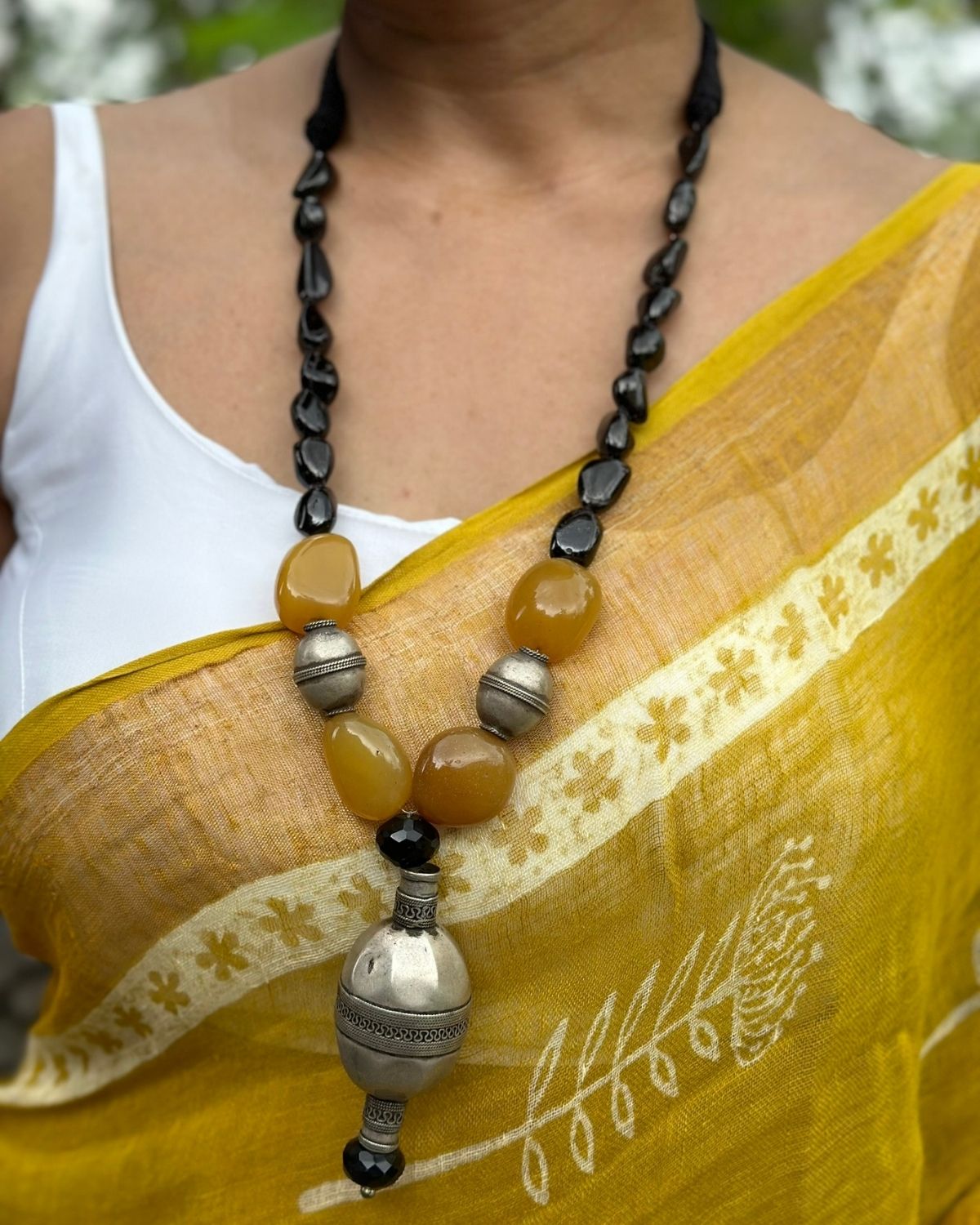 Vintage Pendant with Stone