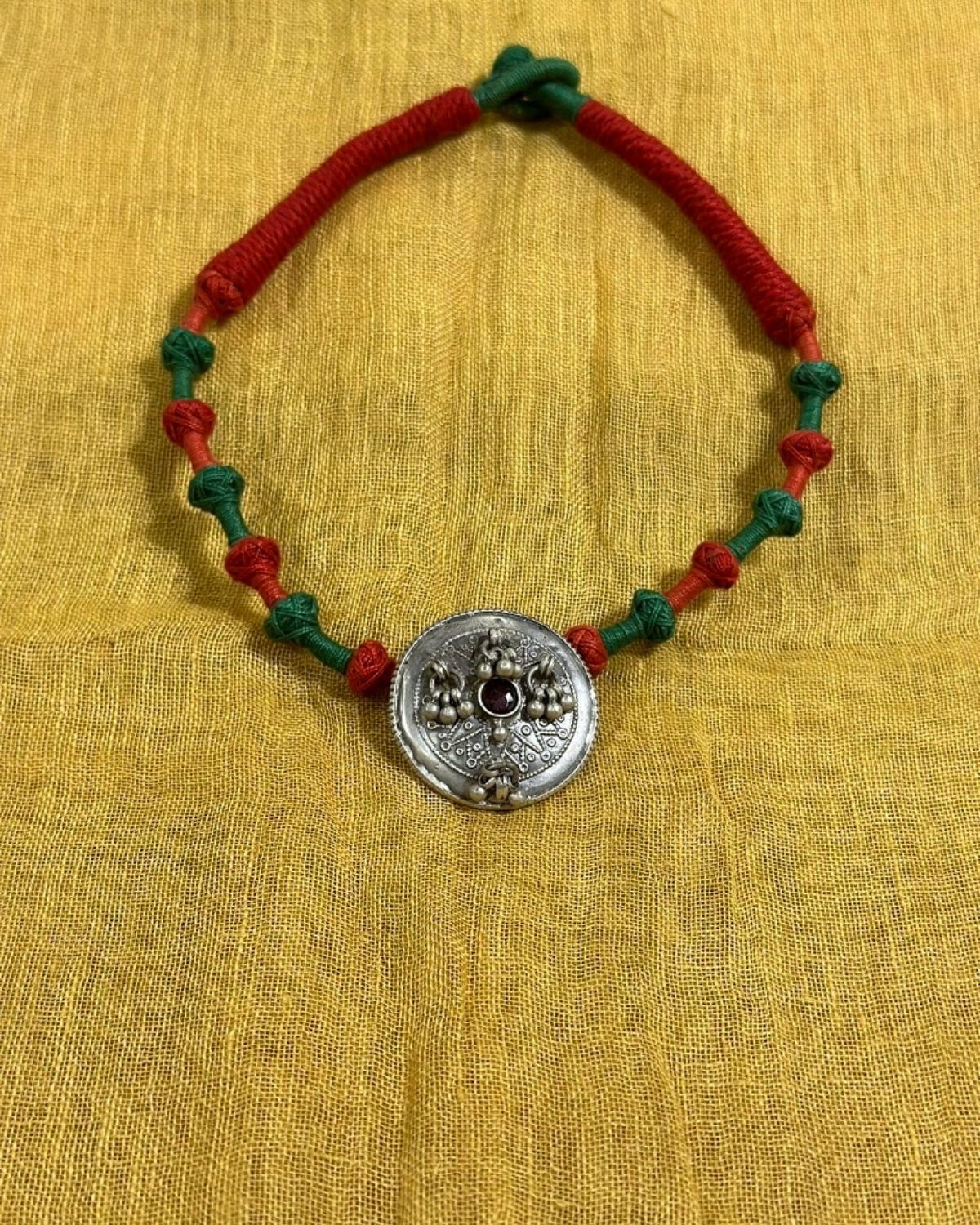 Vintage Rajwada Pendant Necklace